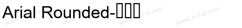 Arial Rounded字体转换